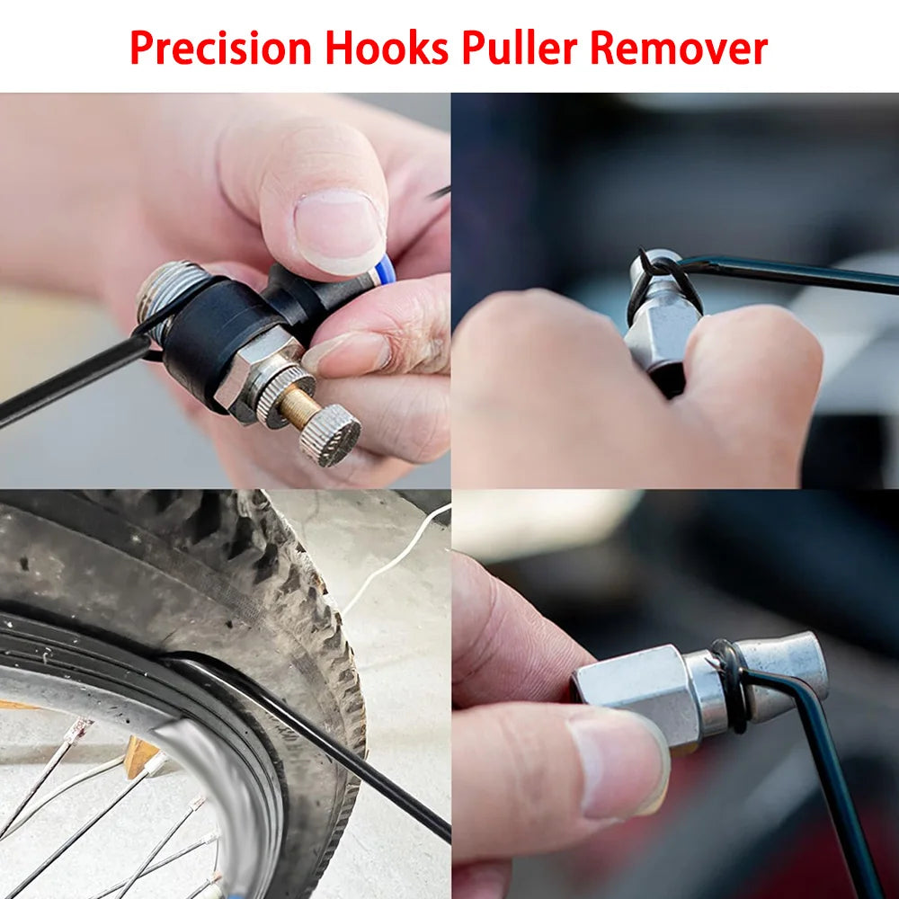 10/4Pcs Precision Pick and Hook Set, Car Auto Oil Seal/O-Ring Seal Gasket Pick Mini Precision Hooks Professional Puller Remo…
