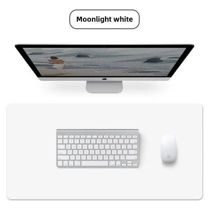 1 Pcs Large Size 600*300mm Office Desk Protector Mat PU Leather Waterproof Mouse Pad Desktop Keyboard Desk Pad Gaming Mousep…