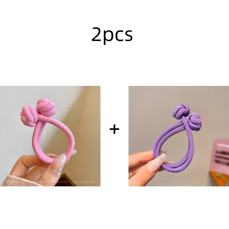 Simplicity Stretch Rubber Hair Ties for Women High Elasticity Fashion Girl Head Rope Scrunchie Hair Accessories - image 7