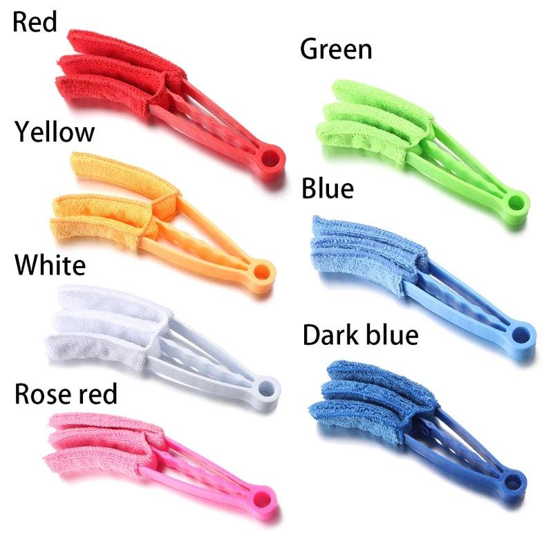 Washable Detachable Microfiber Blind Cleaner Brush Clip, Multi-Purpose Household Duster for Window Slats & Vents - image 3