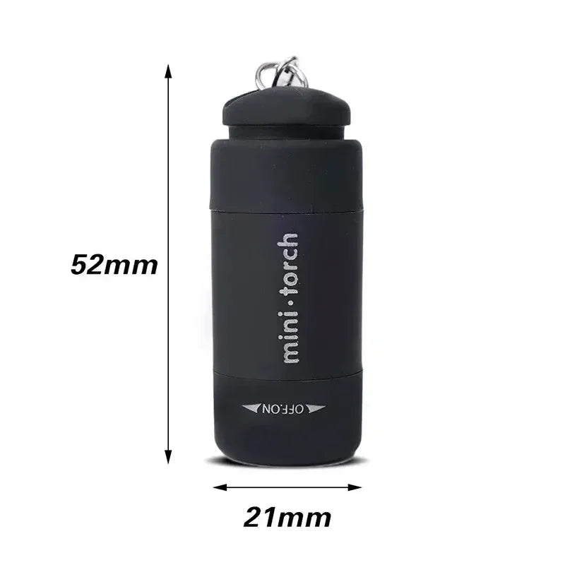 Led Micro Pocket Flashlight Portable USB Rechargeable Keychain Flashlight Waterproof Home Outdoor Hiking Camping Flashlight…