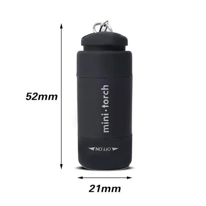 Led Micro Pocket Flashlight Portable USB Rechargeable Keychain Flashlight Waterproof Home Outdoor Hiking Camping Flashlight…