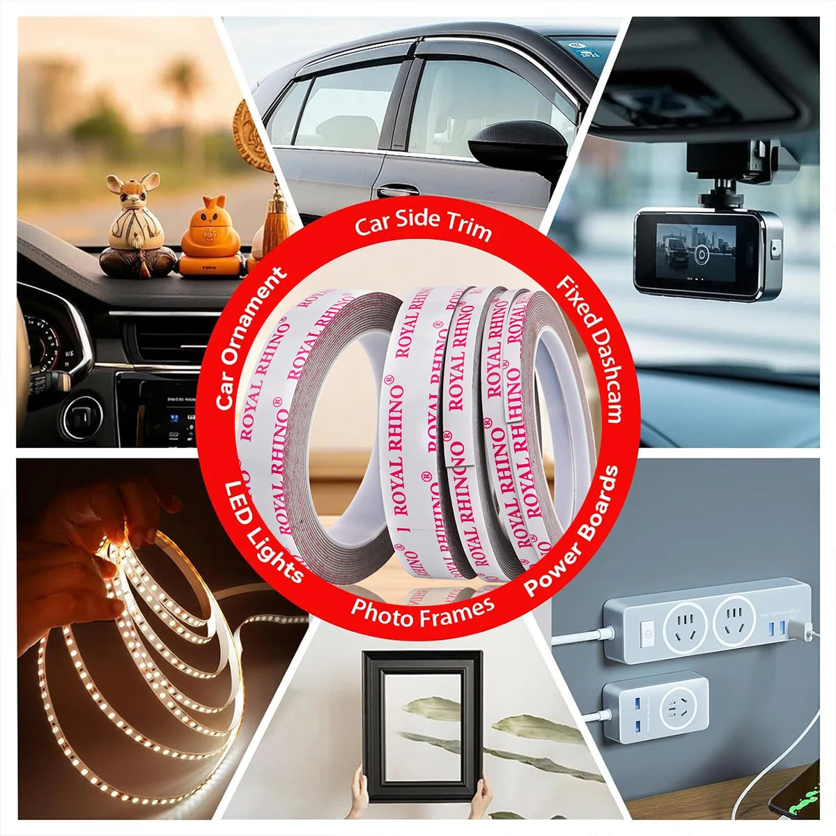 450CM Extra Strong Double Sided Tape Adhesive Car Special Tear Off Without Leaving Traces High Viscosity Mounting Fixing Sti…