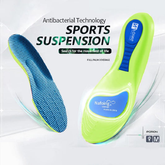 Orthopedic Insoles for Feet Sport Shock-absorbing Insole for Shoes Arch Support Plantar Fasciitis Templates Pads Men Women S…