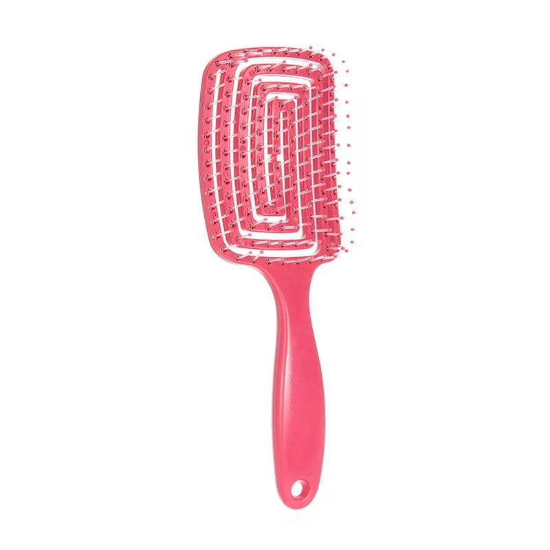 WANMEI Volumizing Detangling Hair Massage comb Hair Massage Comb with Hollowed-Out Design hair styling tools for real hair w…