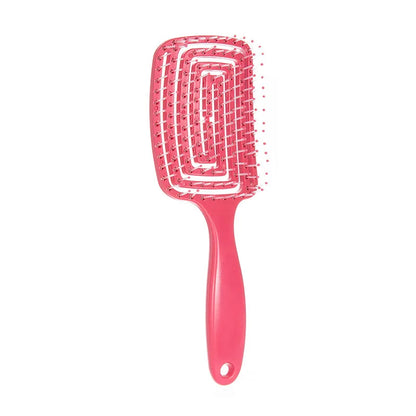 WANMEI Volumizing Detangling Hair Massage comb Hair Massage Comb with Hollowed-Out Design hair styling tools for real hair w…