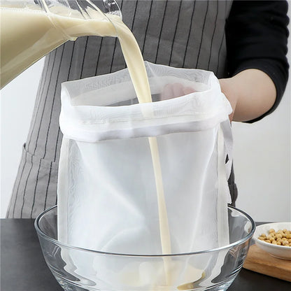Nylon Filter Bags Vegetable Milk Strainer Sieve Drain Tea Filter Net Bag Kitchen Gadgets For Home Food Cheese Cloth Honey Si…