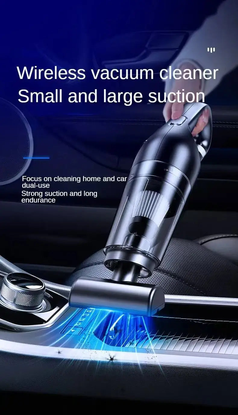 Handheld Home Vacuum Cleaner Rechargeable Portable Vacuum Cleaner Car Home Dual Purpose Wireless Dust Catcher Pet Hair 10000…