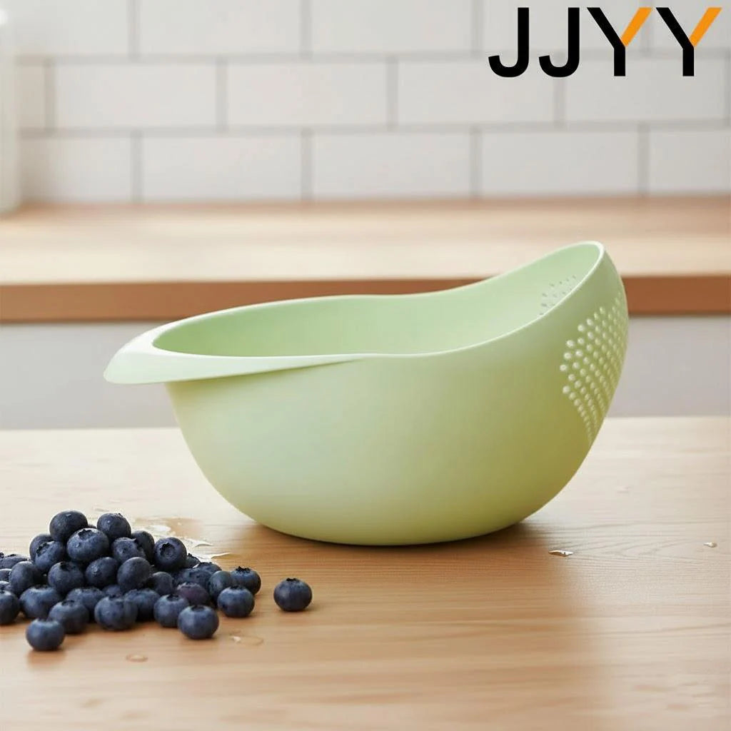 Kitchen Sink Drainer Plastic Colander with Handle Rice Strainer Bowl Kitchenware Basket Sieve Cooking Utensils - image 7