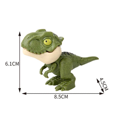 Jurassic Finger Dinosaur Triceratops Tyrannosaurus Model Toys for Kids Creative Finger Biting Dinosaurs Interactive Toy Boy…