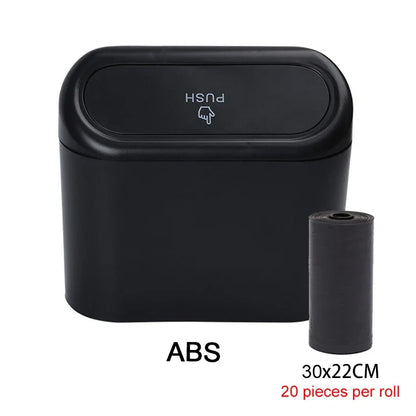Car Trash Can (with Lid) Contains 60 (300) Garbage Bags, Small Car Trash Can, Leak-proof Mini Car Accessories - image 19