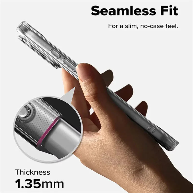 Ultra Thin Clear TPU Phone Cases For iPhone 17 16 15 14 13 12 11 Pro Max Plus 17 Air 16E XR XS Max Transparent Silicone Cove…