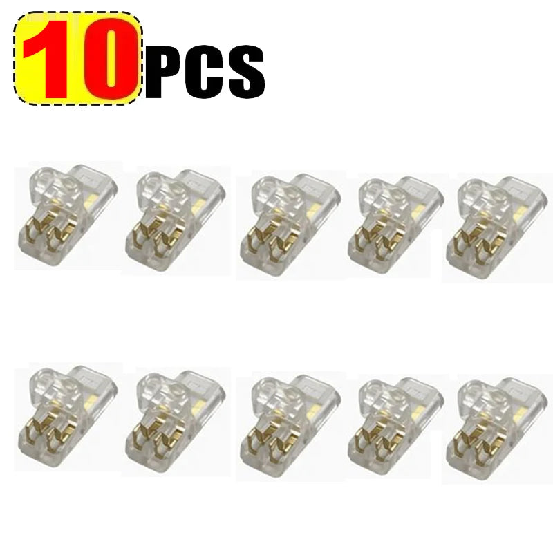10/20/30/50/100 Pcs D2 Waterproof Plug Wire Connector 2 Pin Way Cable Plug Car Electric Wire Snap Connectors Strip Terminal…