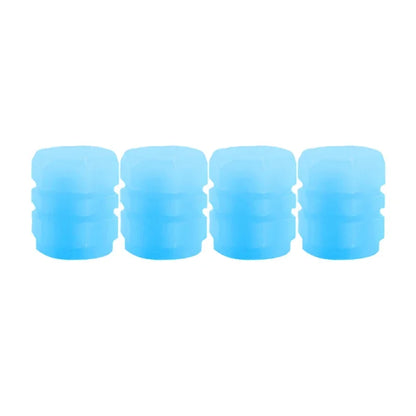 Luminous Valve Caps Fluorescent Night Car Tire Valve Caps Motorcycle Bike Glowing Decor Wheel Nozzles Tyre Cap Car Accessori…