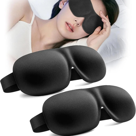3D Sleep Mask Blindfold Sleeping Aid Soft Memory Foam Eye Mask for Sleeping Travel Light Slaapmasker Eye Cover Lightweight S…