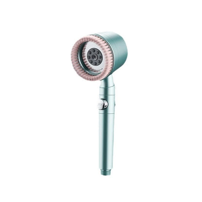 High Pressurized Filter Shower Head 3-mode Adjustable Spray with Massage Brush Rain Faucet Bathroom Accessories - image 7