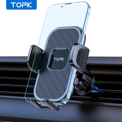 TOPK Car Phone Holder Gravity Stand for iPhone Xiaomi Samsung Car Mobile Support for Dashboard Windshield Air Vent Phone Mou…