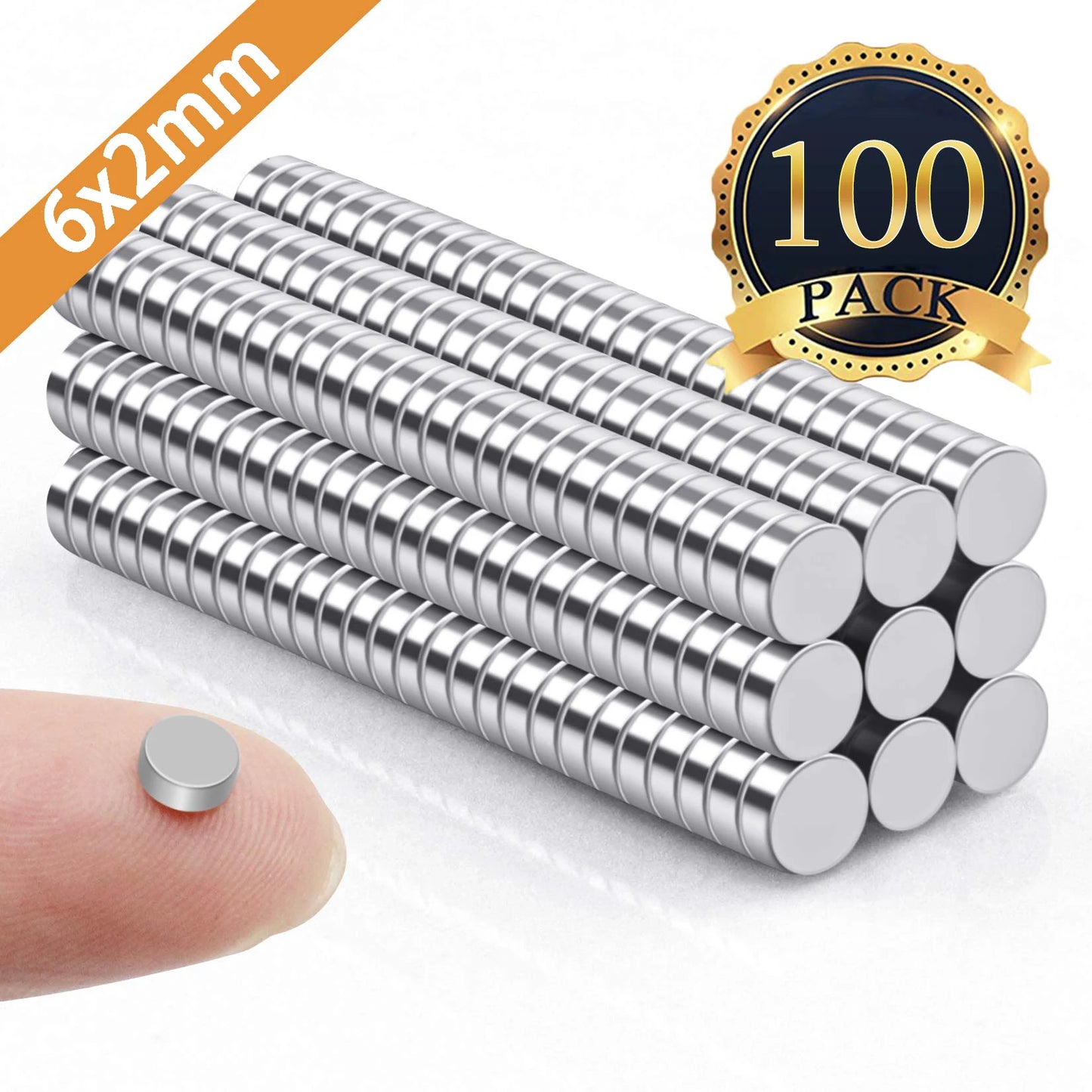50/100/200 Piece Super Powerful Magnets Strong Disc Magnets for Fridge, DIY, Building, Scientific, Craft, Education - image 8