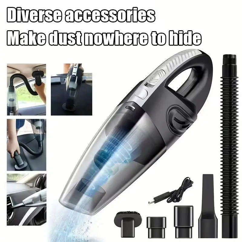 2025 New Handheld Vacuum Cleaner Multi-Function Integrated Machine Home Car Portable Wireless High Suction Gift - image 4