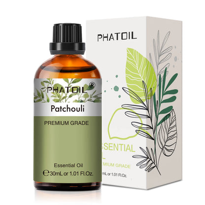 PHATOIL 1PCS Aromatherapy Essential Oil 30ml Lemon Eucalyptus Lavender Bergamot Jasmine Juniper Rose Vanilla Aroma Essential…