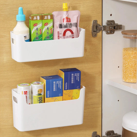 Kitchen Wall Mounted Cabinet Door Preservation Film Preservation Bag Storage Rack - image 2