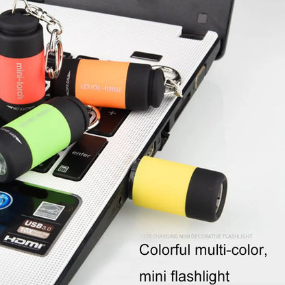 USB Rechargeable LED Multifunctional Strong Light Pocket Keychain Flashlight Waterproof Outdoor Hiking Camping Mini Flashlig…