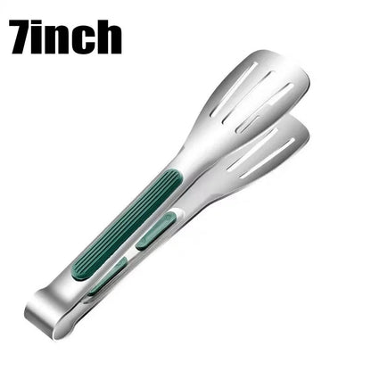 1pc Non Slip Stainless Steel Food Tongs Meat Salad Bread Clip Barbecue Grill Buffet Clamp Cooking Tools Kitchen Accessories…