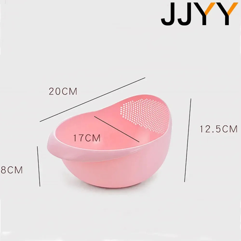 Kitchen Sink Drainer Plastic Colander with Handle Rice Strainer Bowl Kitchenware Basket Sieve Cooking Utensils - image 6