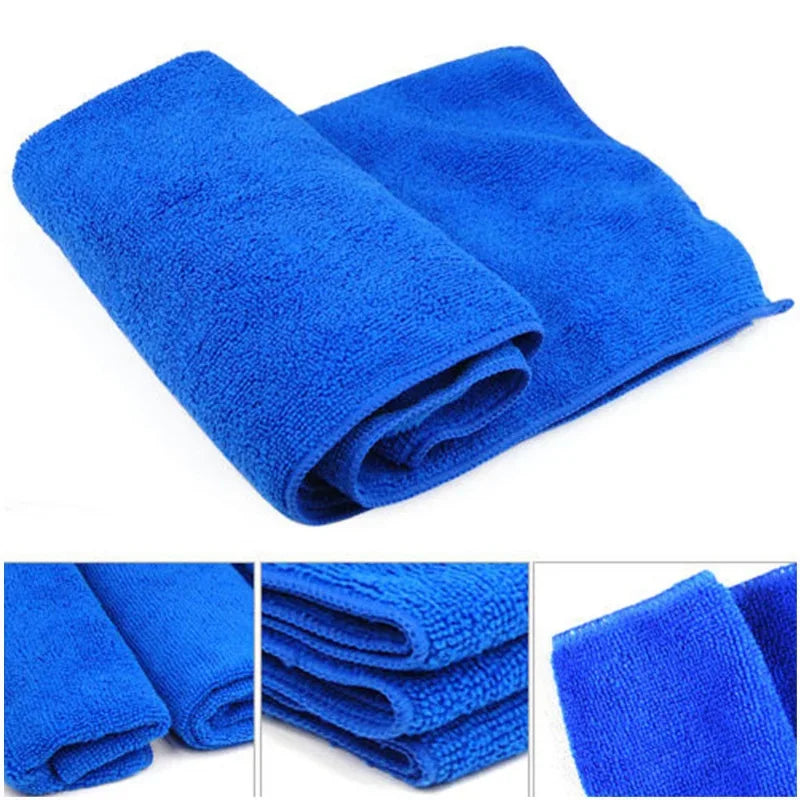 1-20Pcs Microfiber Towels Car Wash Drying Cloth Towel Household Cleaning Cloths Auto Detailing Polishing Cloth Home Clean To…