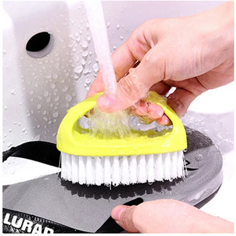 Colorful Multi-Purpose Cleaning Brush with Ergonomic Handle and Non-Scratch Bristles – Ideal for Bathroom, Kitchen, Tiles, F…