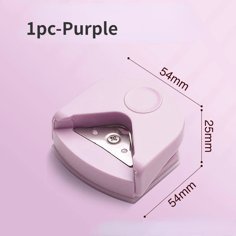circle cutter button maker Corner round machine corner punching portable paper cutter card photo cutting - image 15