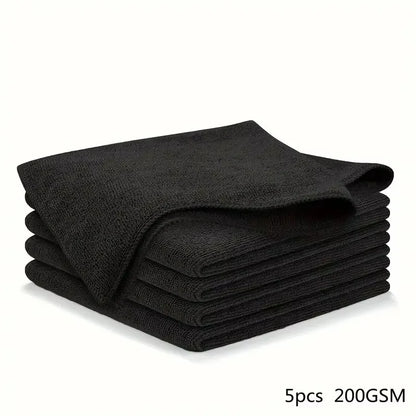 5/10/20pcs Kitchen Towel, Ultra-fine Fiber Light Gray Cleaning Cloth Set, Absorbent, Soft And Stain-removing Cloth - image 13