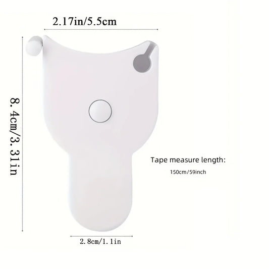 Automatic Telescopic Tape Measure Body Measuring Tape Sewing Ruler Tools Centimeter Tapes For Body Meter Measure White Tools…