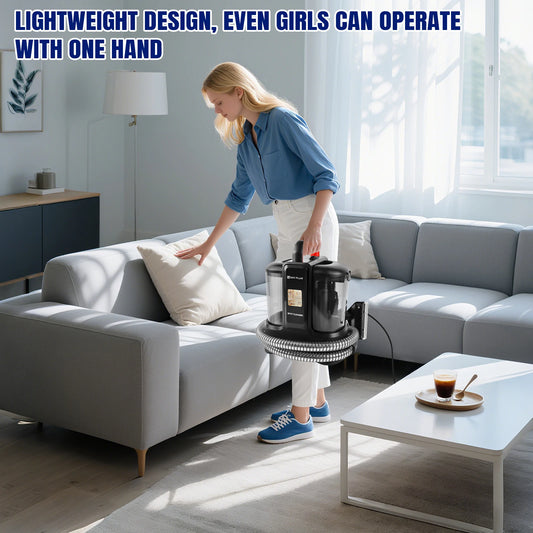 Home Design Spot Cleaner, Fabric, Stain, Car Seats, Upholstery, Pet Messes, Sofa and Carpet Cleaning Machine,suction power o…