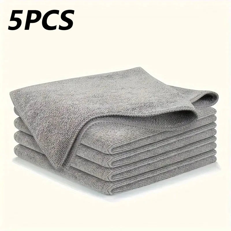 Thicken Microfiber Cleaning Cloths Lint Free Microfiber Cleaning Towel Cloths Reusable Cleaning Towels Absorbent for Car Win…