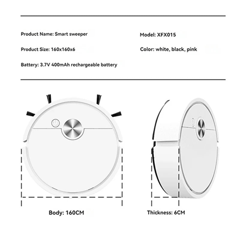 Smart Vacuum Cleaning Robot Mini Mopping Suction And Sweeping Integrated Fully Automatic Cleaning Sweeping Robot - image 6