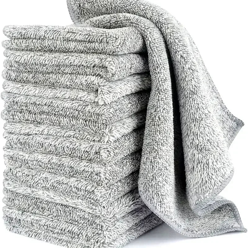 Microfiber Cleaning Cloths for Bicycle Car Kitchen Towel Absorbent Soft And Stain-removing Cloth Reusable Cleaning Towels -…