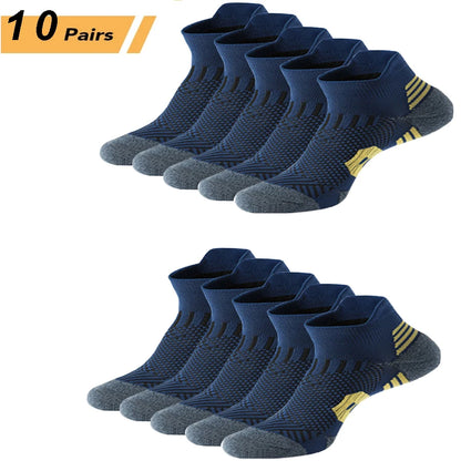 3Pair Professional Fitness Sports Socks Towel Bottom Non-Slip Running Socks Men Women Short Quick-Drying Basketball Training…