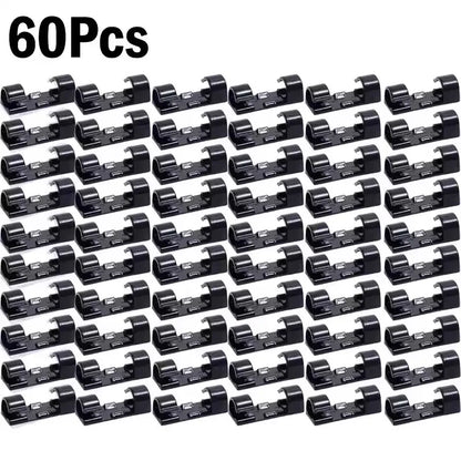 Cable Clips Organizer Drop Wire Holder Cord Management Self-Adhesive Cable Manager Fixed Clamp Wire Winder For Home Office C…