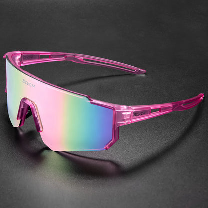 SCVCN New Outdoor Cycling Sunglasses Men Road Driving Bike Glasses Sports Mountain Climbing Women Bicycle Cycling UV400 Gogg…