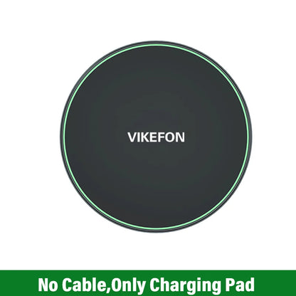 Wireless Charger For iPhone 17 15 14 13 12 X Pro Max Induction Fast Charging Pad Dock Station For Samsung S23 S22 Xiaomi Hua…