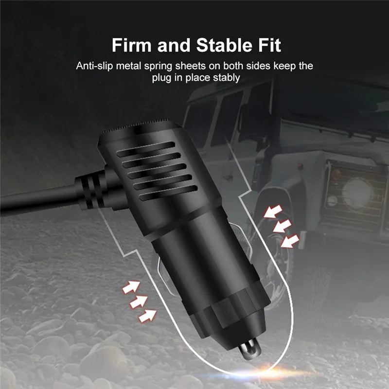 3 in 1 USB Type C Socket 120W Car Cigarette Lighter Splitter 12V 24V Fast Charger Phone Power Adapter for Car DVR GPS Dashca…