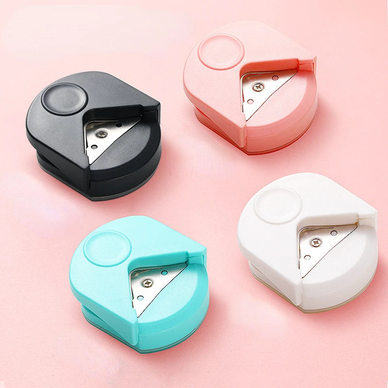 circle cutter button maker Corner round machine corner punching portable paper cutter card photo cutting - image 4