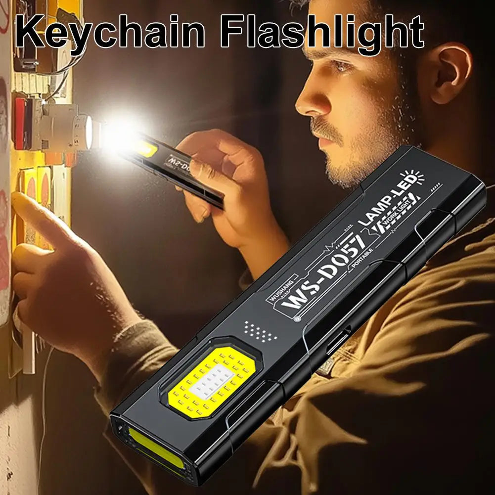 Outdoor LED Flashlight 550Lm Portable Mini Torch Light Pocket Lantern Flood Work Light with 5 Modes - image 3