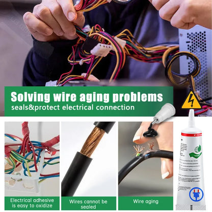 Waterproof Liquid Electrical Tape Rubber Insulating Cable Wire Coat Glue Insulation Adhesives Sealer Home Fix Line Glue - im…
