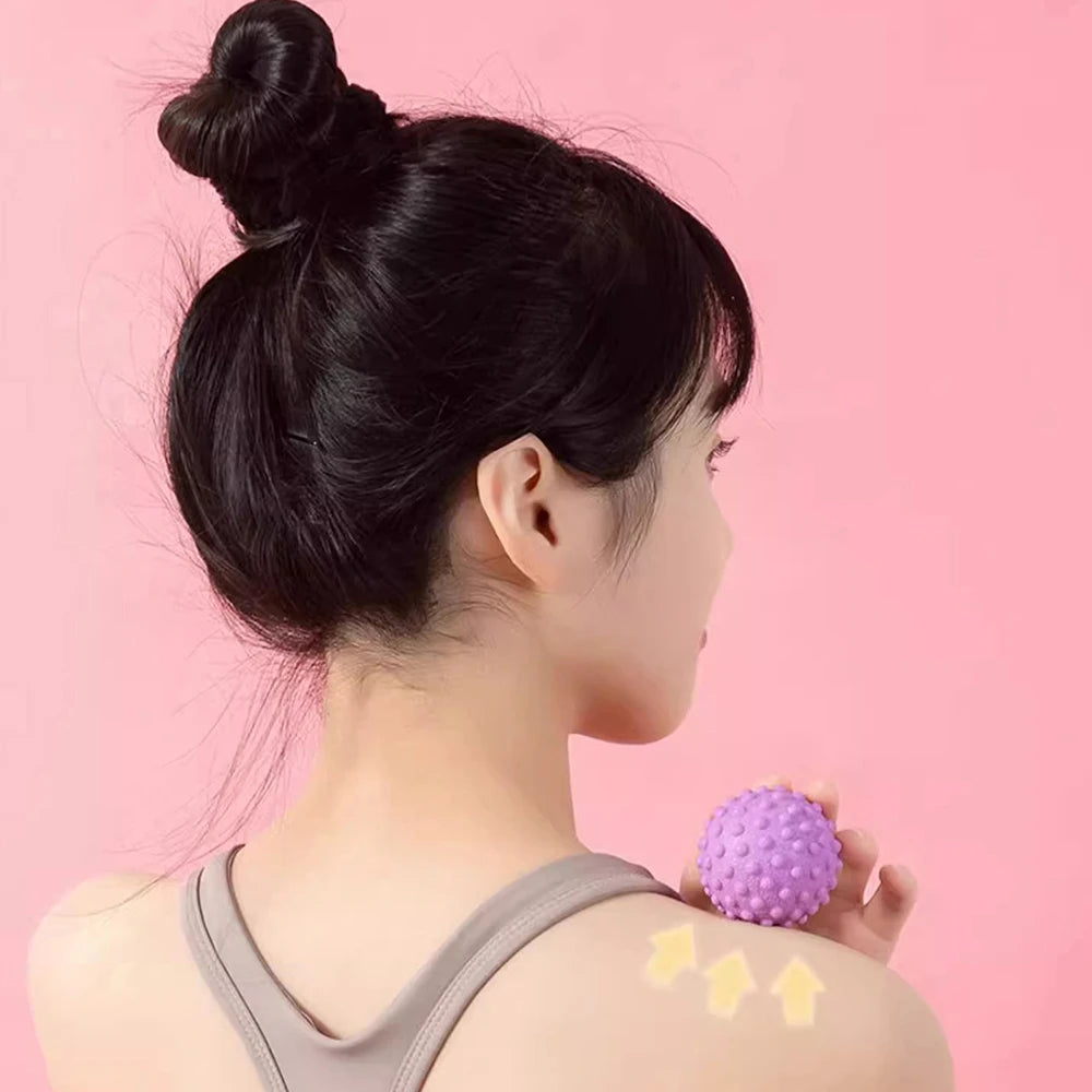 Fascia Ball Raised Point Massage Ball TPR Posture Master Yoga Ball Waist and Back Foot Massage Ball - image 3
