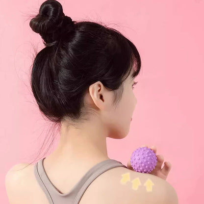 Fascia Ball Raised Point Massage Ball TPR Posture Master Yoga Ball Waist and Back Foot Massage Ball - image 3