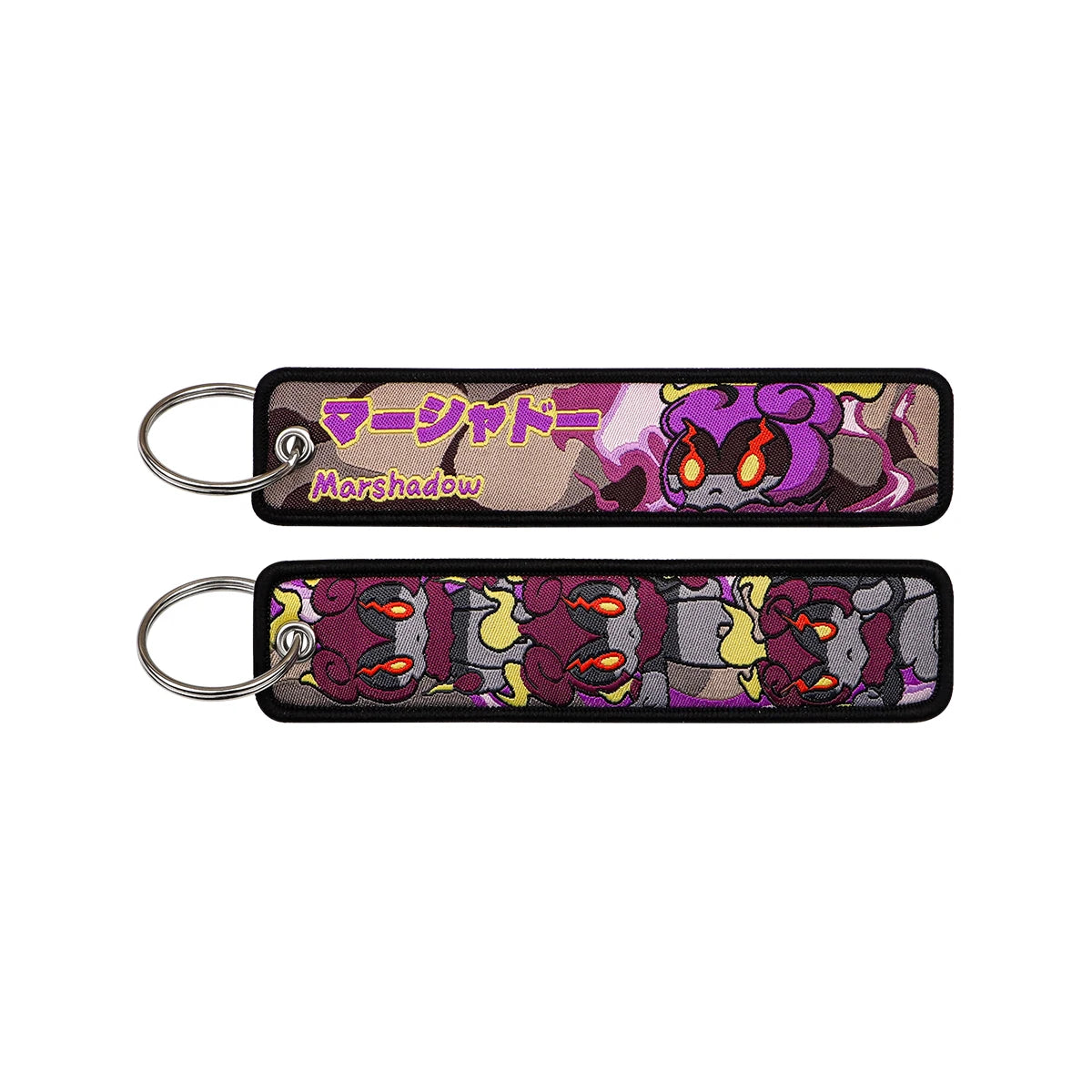 Japanese Anime Elf Monsters Keychain for Cars Backpack Key Holders Embroidery Keyrings Key Tag Jet Tag Accessories Gifts 1pc…