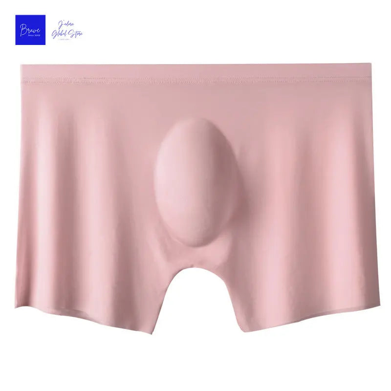 1pc Mens Boxers Shorts Ice Silk Men Panties Seamless Sexy Underwear Man Underpants Panties Male Antibacterial Breathable Bri…