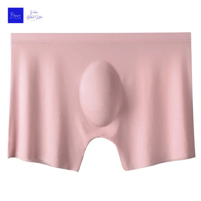 1pc Mens Boxers Shorts Ice Silk Men Panties Seamless Sexy Underwear Man Underpants Panties Male Antibacterial Breathable Bri…